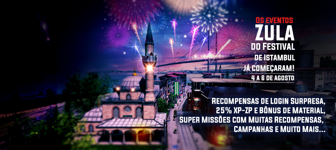 Os eventos Zula do Festival de Istambul já começaram!